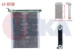 KALORIFER RADYATORU BRAZING RENAULT FLUENCE 1.5 DCi 2010- / MEGANE III 1.5 DCi, 1.6-1.6 DCi 2008-2015 / SCENIC III 1.5-1.6 DCi 2009-2016 / TRAFIC III 1.6 DCi 2014-  - 41-3515B
