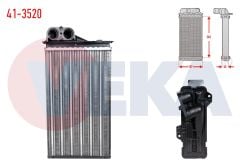 KALORIFER RADYATORU MEKANIK RENAULT TRAFIC II (FL) 2.0 DCI 2006-2014  -  41-3520