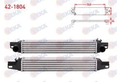 TURBO RADYATORU (INTERCOOLER) FIAT FIORINO (225) 1.3 MJT EURO 4 2007-  - 42-1804