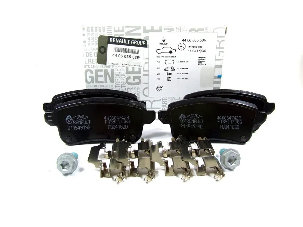 FREN BALATASI ARKA MEGANE IV 15-MEGANE III-SCENIC III-FLUENCE 08-JUKE 16- OTOMATIK ELFREN SISTEMLI - MAİS 440603558R