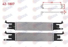 TURBO RADYATORU (INTERCOOLER) FIAT GRANDE PUNTO (199) 1.3 MJT 75 HP 2005-2012  - 42-1807