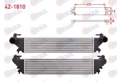 TURBO RADYATORU (INTERCOOLER) FIAT EGEA 1.3 MJT 2015-  -  42-1810