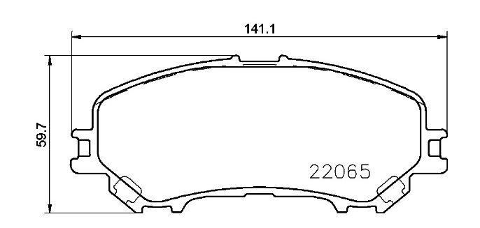 ÖN BALATA RENAULT KADJAR 15> KOLEOS II 15> NISSAN QASHQAI (J11) 13> X TRAIL III 14> MAİS 410604EA0A