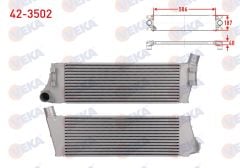 TURBO RADYATORU (INTERCOOLER) RENAULT MEGANE II (BM0/1,CM0/1) 1.5 DCI 2002-2008  - 42-3502