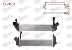 TURBO RADYATORU (INTERCOOLER) RENAULT KANGOO (KC0/1) 1.5 DCI 1998-2008  - 42-3506
