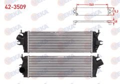 TURBO RADYATORU (INTERCOOLER) RENAULT TRAFIC II (FL) 2.0 DCI 2001-2014	 -  42-3509