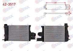TURBO RADYATORU (INTERCOOLER) RENAULT CLIO IV 0.9 TCE 2012-  - 42-3517