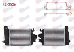 TURBO RADYATORU INTERCOOLER RENAULT CLIO V, 5.5, CAPTUR 1.0 TCe 2019-2024 -  42-3526