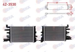 TURBO RADYATORU (INTERCOOLER) EURO 6 DACIA DUSTER 1.5 DCI, BlueDci 2017- / LODGY 1.5 DCI, BlueDci 2018- / LOGAN II 1.5 dCi 2018- / SANDERO 1.5 DCI, BlueDci 2018-  - 42-3530