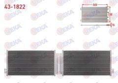 KLIMA RADYATORU FIAT EGEA 1.3 MJT M-T 2015-  -  43-1822