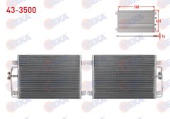 KLIMA RADYATORU RENAULT MEGANE I (BA0/1) 1.4i 16v A-T/M-T 1996-2003  - 43-3500