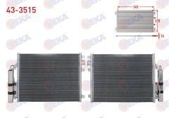 KLIMA RADYATORU RENAULT KANGOO (KC0/1) 1.5 DCI TUPLU M-T 1998-2008  -  43-3515