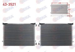 KLIMA RADYATORU RENAULT TRAFIC II (FL) 2.0 DCI (DELIK CAPI 15,5 mm) 2006-2014   - 43-3521