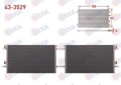 KLIMA RADYATORU RENAULT LAGUNA II (BG0/1) 1.6i 16v 2001-2007  -  43-3529