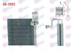 KLIMA EVAPORATORU BORULU 225X210X60 RENAULT MODUS 1.5 DCI 2004- / DACIA DUSTER 1.5 DCI - 1.6 16v 2010- / LOGAN 1.5 DCI 2004-2012 / SANDERO 1.5 DCI 2008-2013 / NISSAN MICRA 1.4i 16v 2003-2010 -   48-3502