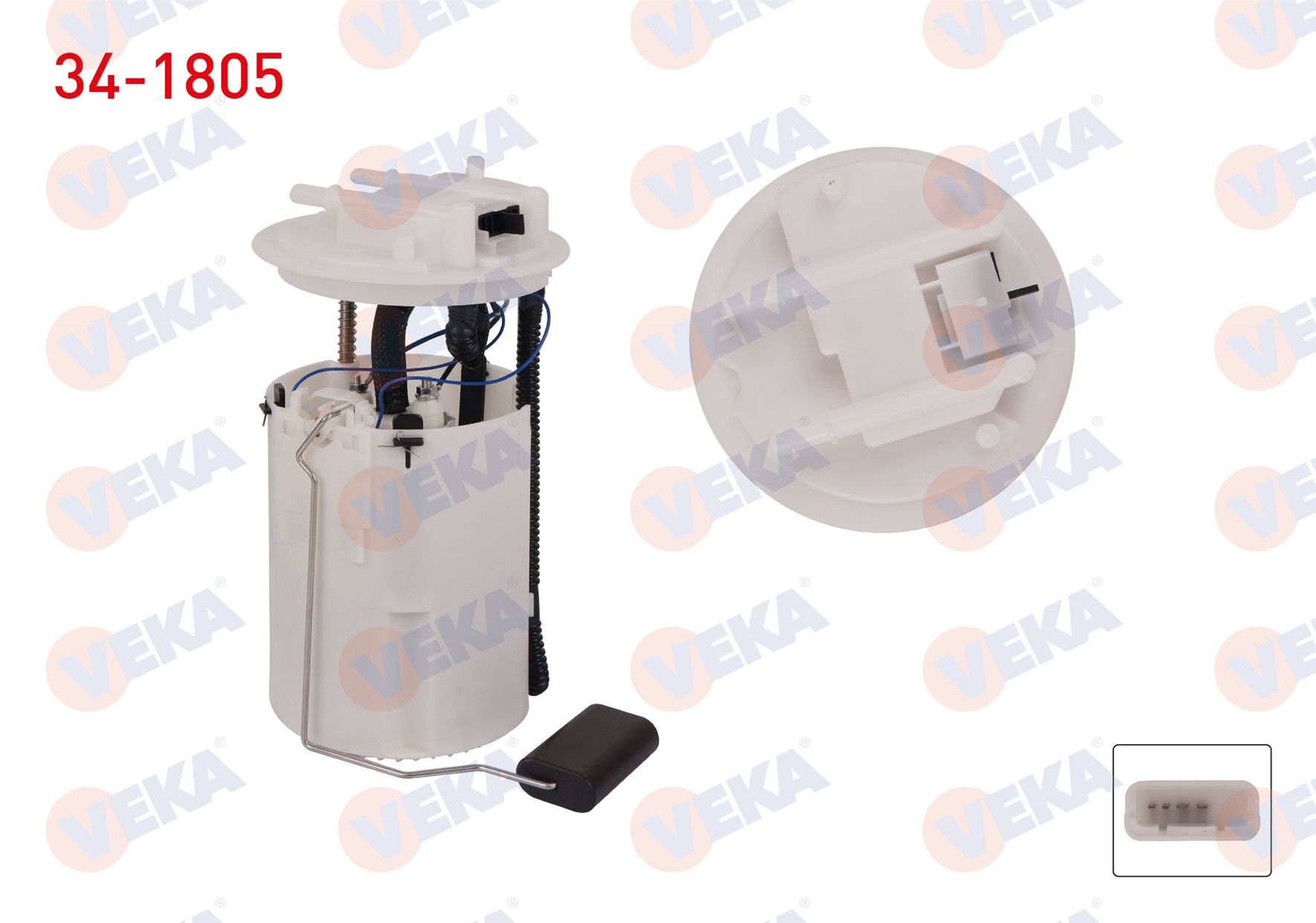 YAKIT DEPO SAMANDIRASI 3 BAR FIAT FIORINO (225) 1.3 MJT 2007-  -  34-1805