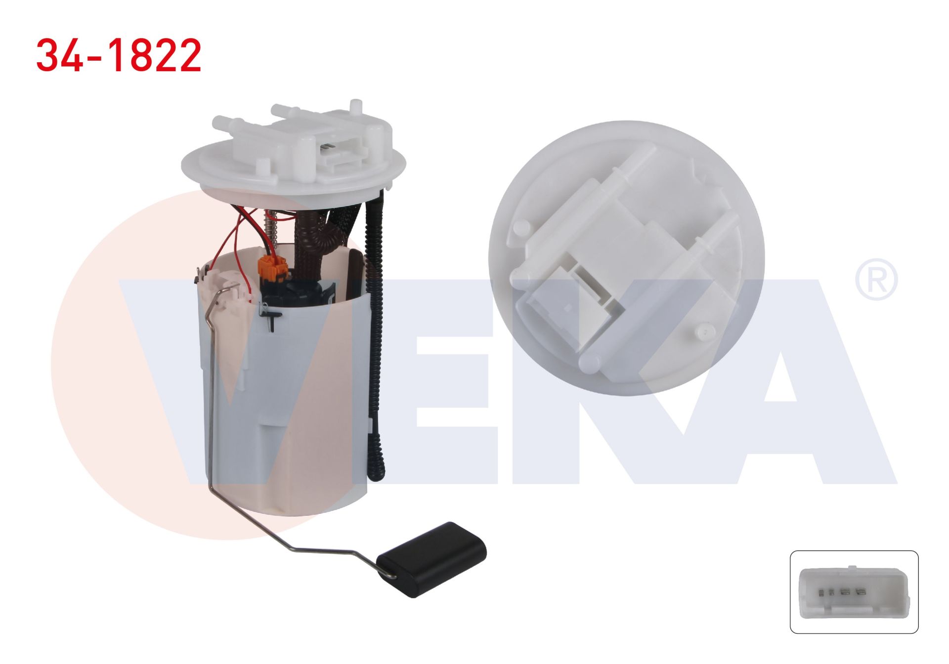 YAKIT DEPO SAMANDIRASI 3 BAR FIAT LINEA 1.3 MJT 2007- 2015  - 34-1822