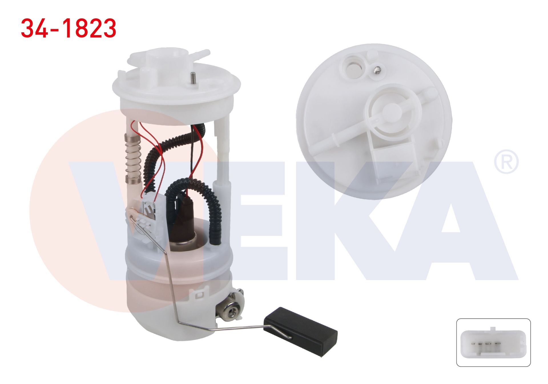 YAKIT DEPO SAMANDIRASI 3 BAR KAFA OLCUSU 123,5mm FIAT MAREA 1.6i 16v 1996-2007 / BRAVA 1.2 16v - 1.6 16v - 1.8 GT 16v 1995-2002 / BRAVO 1.2 16v - 1.6 16v - 1.8 16v 1995-2004 - 34-1823