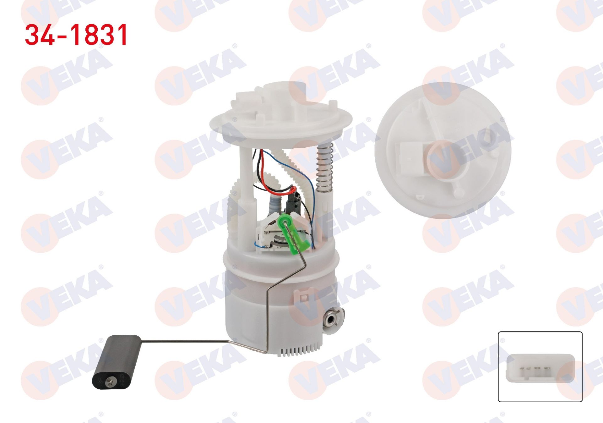 YAKIT DEPO SAMANDIRASI 3 BAR FIAT PUNTO 1.2 - 1.4 1993-2012  - 34-1831