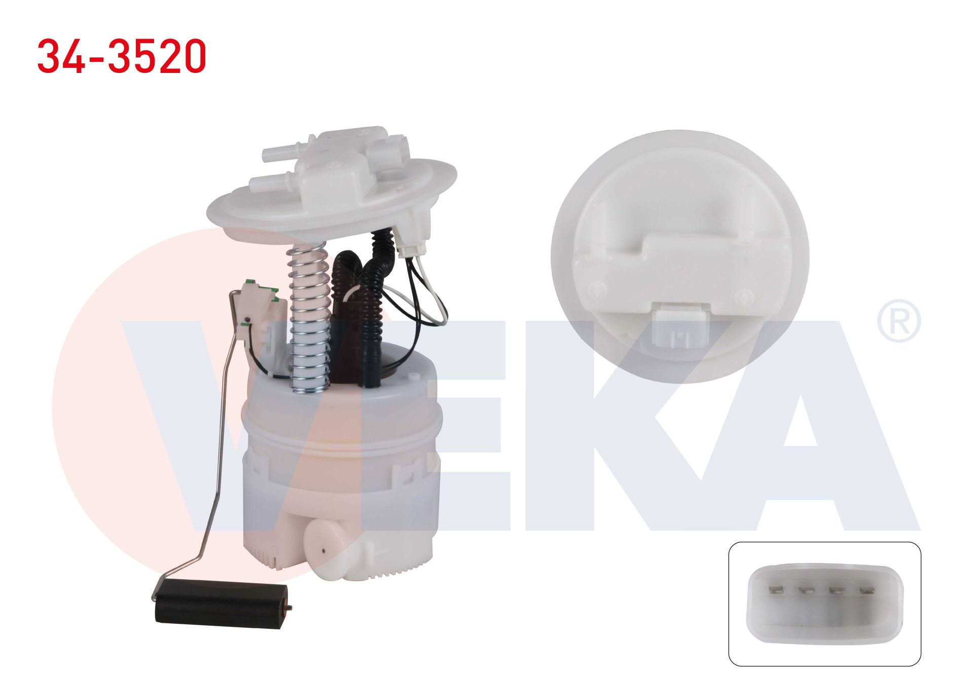 YAKIT DEPO SAMANDIRASI 4 BAR RENAULT CLIO IV 0.9 TCE 2012-  - 34-3520