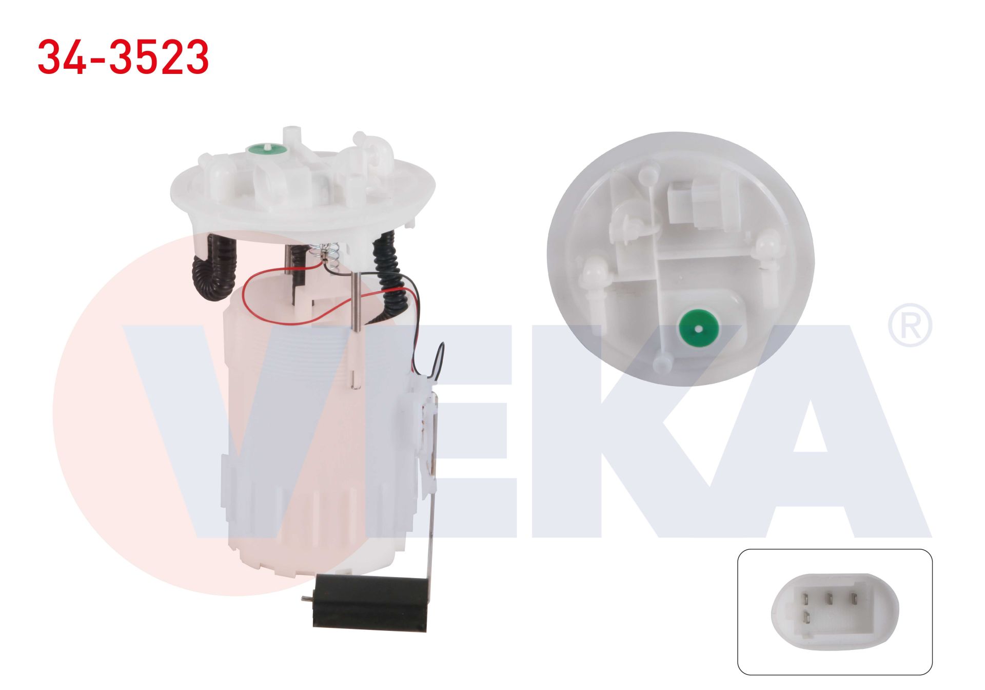 YAKIT DEPO SAMANDIRASI 3 BAR RENAULT TRAFIC II (FL) 1.9 DCI 2001-2014 / TRAFIC II (FL) 2.0 DCI 2001-2014 / OPEL VIVARO (J7) 1.9 CDTI 2002-2014 / VIVARO (J7) 2.0 CDTI 2002-2014 - 34-3523