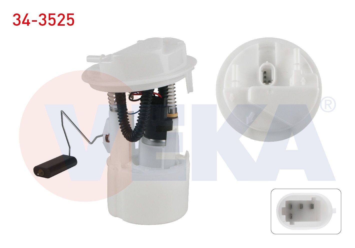 YAKIT DEPO SAMANDIRASI 3.1 BAR CLIO II 1.4i 16v (K4J710-K4J711-K4J712-K4J713-K4J715) 1998-2008/ 1.2i (D4F706-D4F712-D4F714-D4F722-D4F728) 1998-2008 / 1.6i 16v (K4M708-K4M740-K4M742-K4M748) 1998-2008 - 34-3525