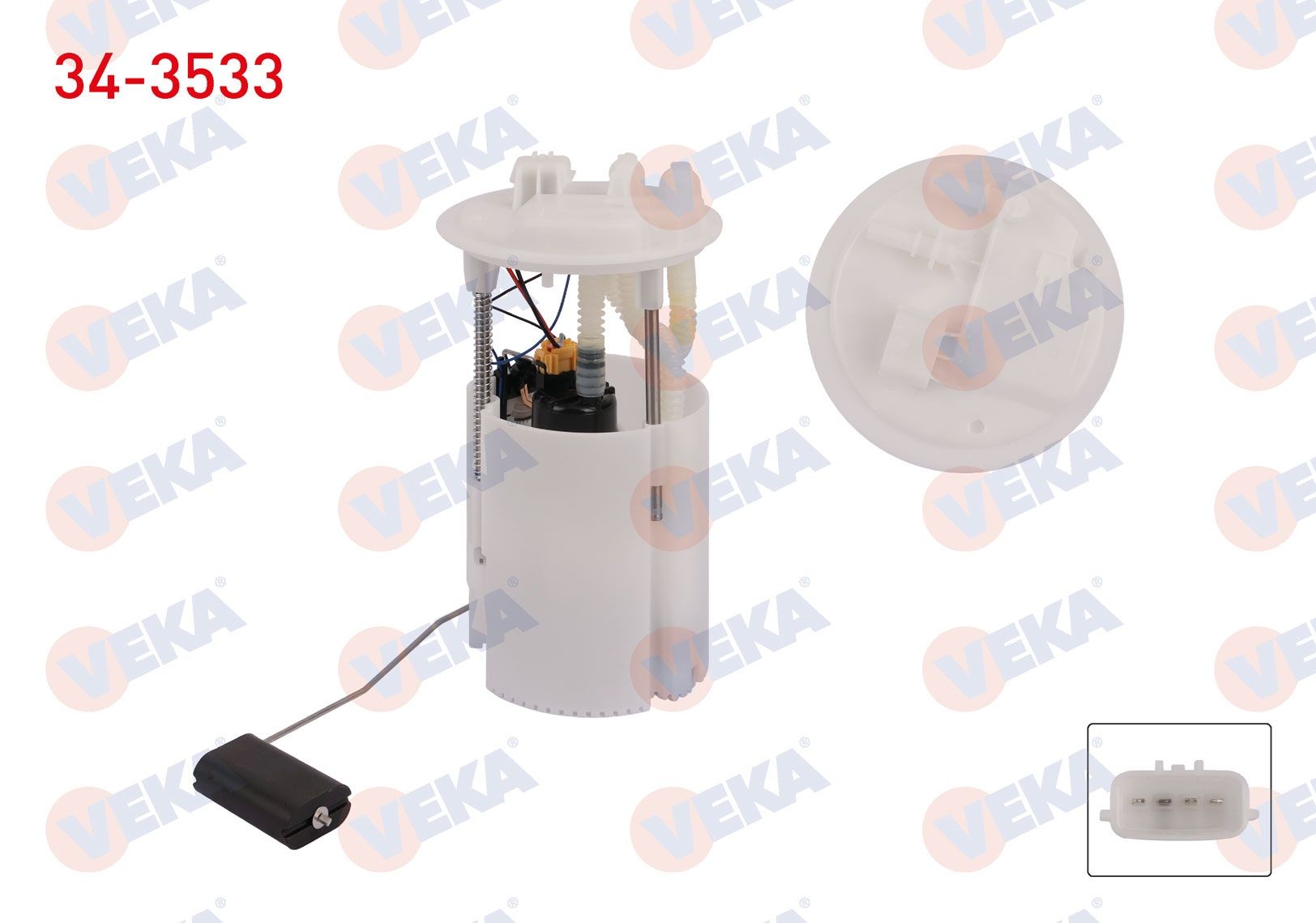 YAKIT DEPO SAMANDIRASI 3 BAR RENAULT FLUENCE - MEGANE III 1.5 - 2.0 DCI  2010-  - 34-3533